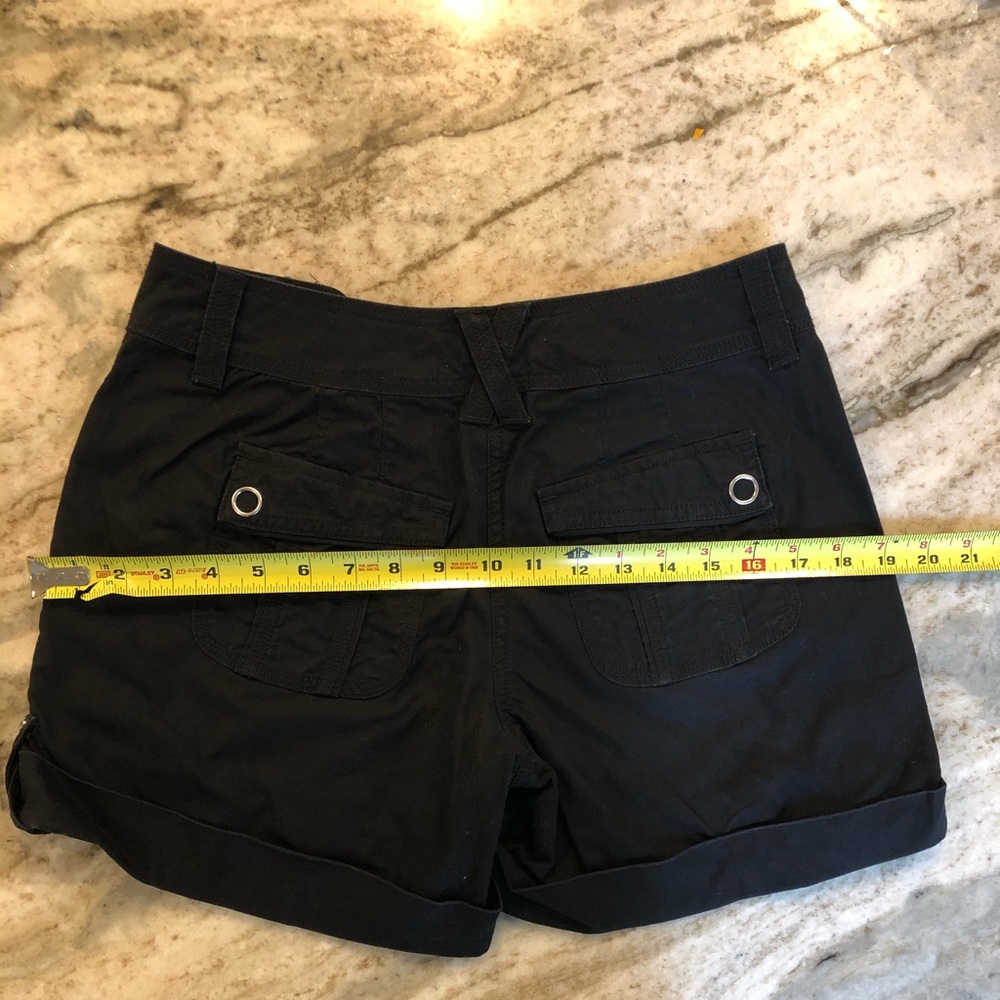 White House Black Market Black Cotton Shorts - Picture 6 of 7
